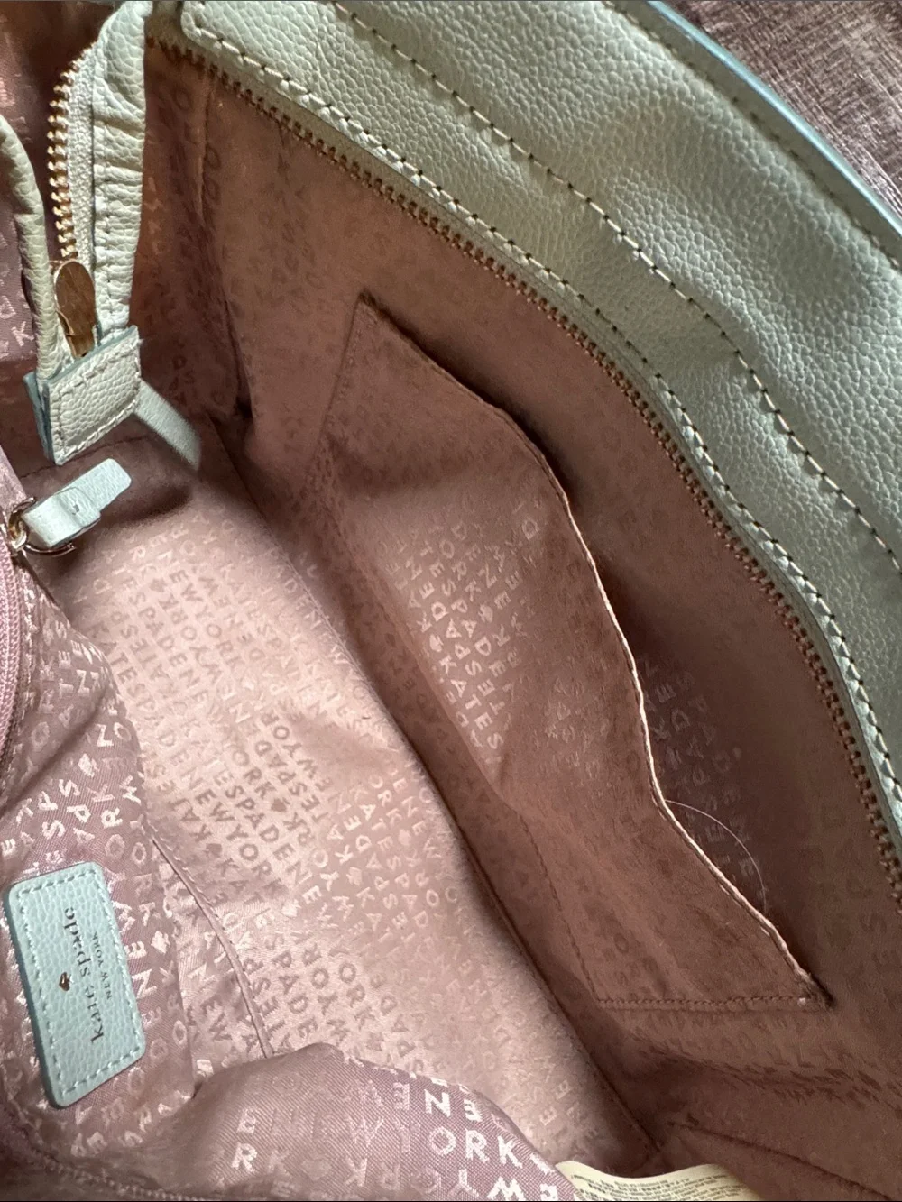 Kate Spade Patterson Drive satchel w/ matching wallet